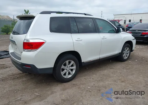 2012 Toyota Highlander Se V6 from USA, damaged, VIN 5TDBK3EH2CS139485